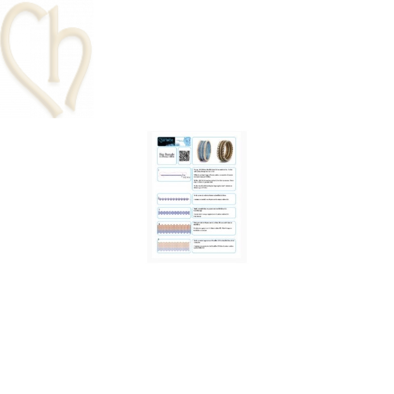 Pattern Bracelet Big Bangle