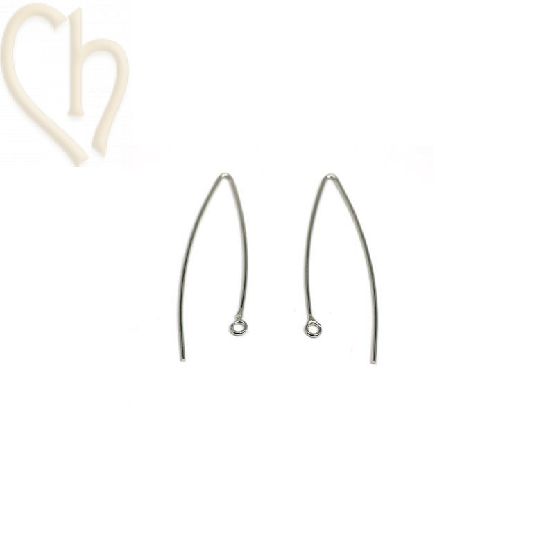 Earrings "harpon" 44mm