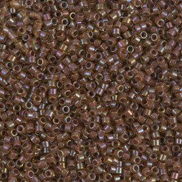 Taupe Amber Lined AB - Miyuki Delica 11/0 5 gr. DB0287