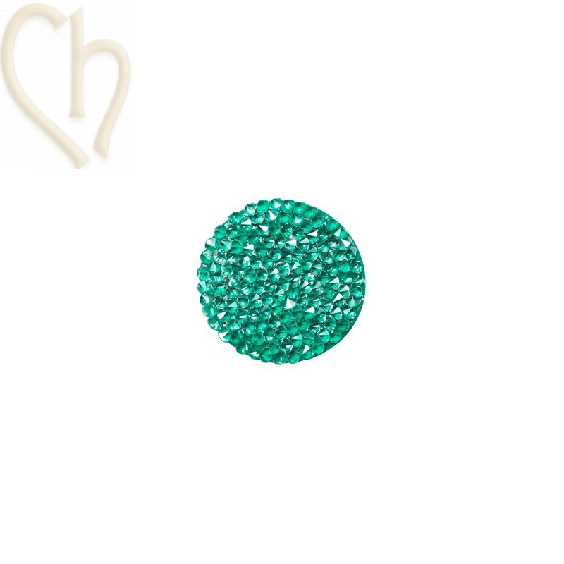 Crystal ROCKS 30mm Silver Shade / Turquoise