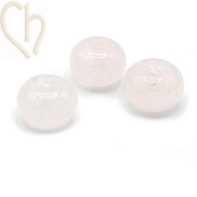 Quartz Rose natural stone 8*5mm