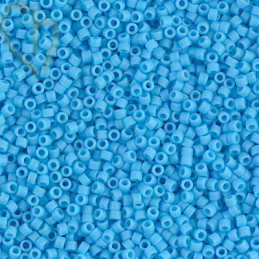 opaque matte turquoise blue - Miyuki Delica 11/0 5 gr. DB0755