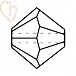 Preciosa Crystal Rondelle Bead 3mm Cristal Venus