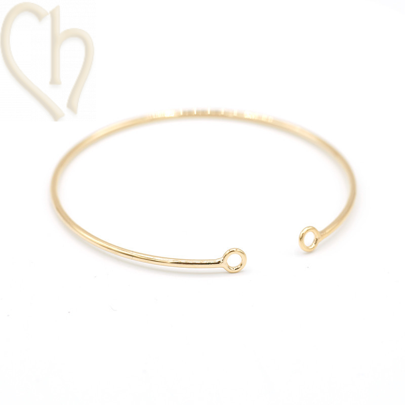 bracelet stainless steel fine gold plated
