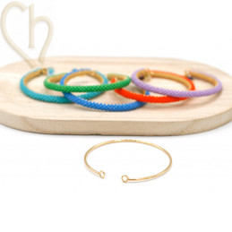 bracelet stainless steel fine gold plated