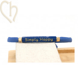 Spacer slider metal 35mm - Blue