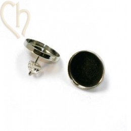 boucles d'oreille plateau 15mm