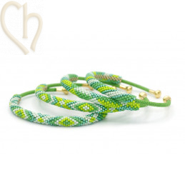 Bracelet Jonc et Peyote à faire soi-même.