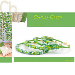 Schema Grille armband Jonc Summer Green