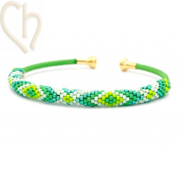 Pattern Bracelet Bangle Summer Green