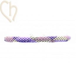 Schema Grille bracelet Jonc Lila India