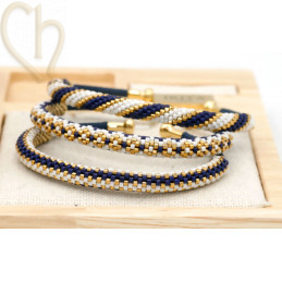 Bangle peyote armband om zelf te maken.