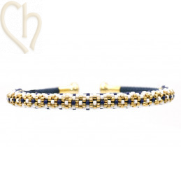 Bracelet Jonc et Peyote à faire soi-même.