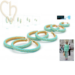 Kit DIY boules d'oreilles créoles 50mm Catalina