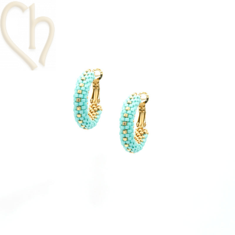 Kit DIY boules d'oreilles créoles 20mm Catalina