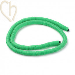 Heishi Rings 6mm Lime String 40cm
