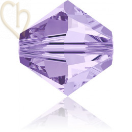 Swarovski 4mm Toupie Tanzanite Satin