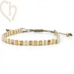 Kit bracelet with Miyuki Tila Dreamy