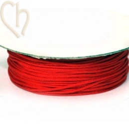 macramé cord .5mm red