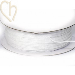 macramé koord 0.5mm wit