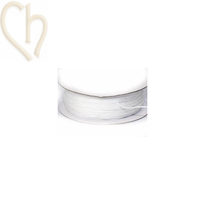 macramé cord .5mm white