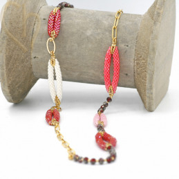 kit collier Losange - Rouge