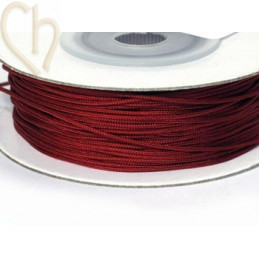 macramé cord .5mm Bordeaux