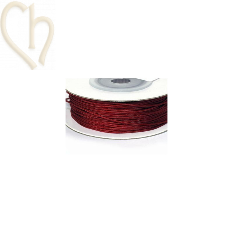 macramé cord .5mm Bordeaux