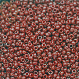 Miyuki Rocailles 15/0 Opaque Duracoat Jujubé 4469