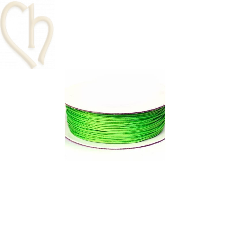 macramé koord 0.5mm lichtgroen