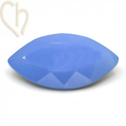 Austrian Crystal Navette 32*17mm - Air Blue Opal