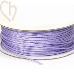 macramé cordon 0.5mm violet clair