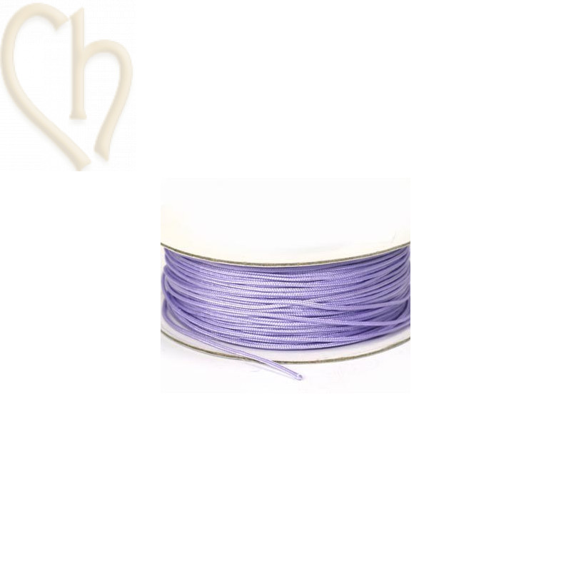 macramé cord .5mm light violet