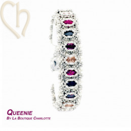 Kit Bracelet Queenie Silver Multi color