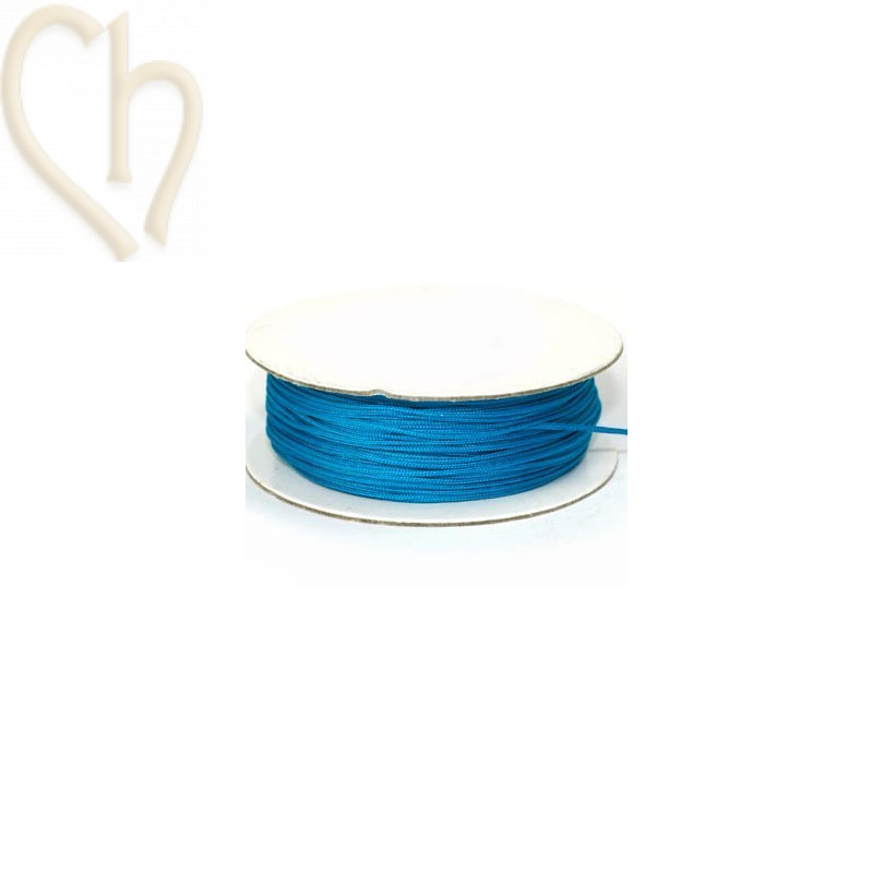 macramé koord 0.5mm turquoise