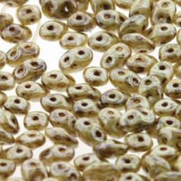 Superduo Matubo Chalk Lazure White DUO503000-65401