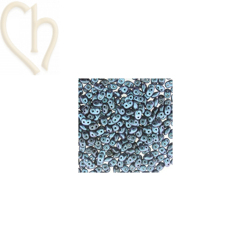 Superduo Matubo Polychrome Denim Blue du0523980-29074