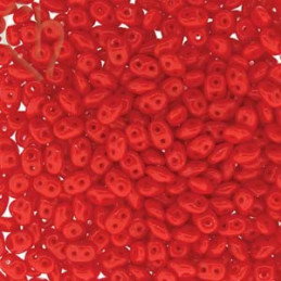 Superduo Matubo Opaque Coral Red DU0593200