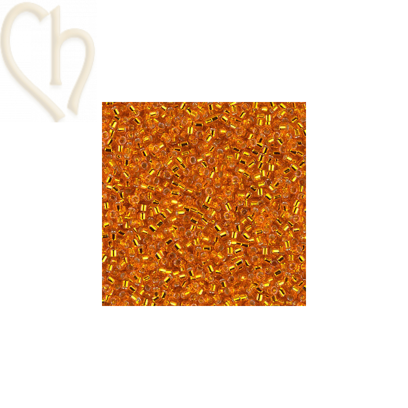 Miyuki Delica Silverlined Orange - 11/0 5gr - DB0045