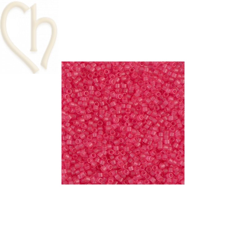 Miyuki Delica Matte Transparent Gum Pink - 11/0 5gr - DB0780