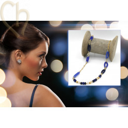 Kit necklace Losange - Bleu Gold