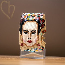 Pattern Peyote Bracelet Frieda Kahlo