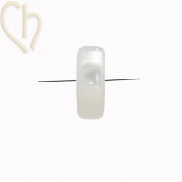 Elegant Mother-of-Pearl Tube Beads - Luxurious and Versatile Jewelry Components