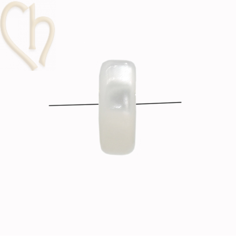 Elegant Mother-of-Pearl Tube Beads - Luxurious and Versatile Jewelry Components