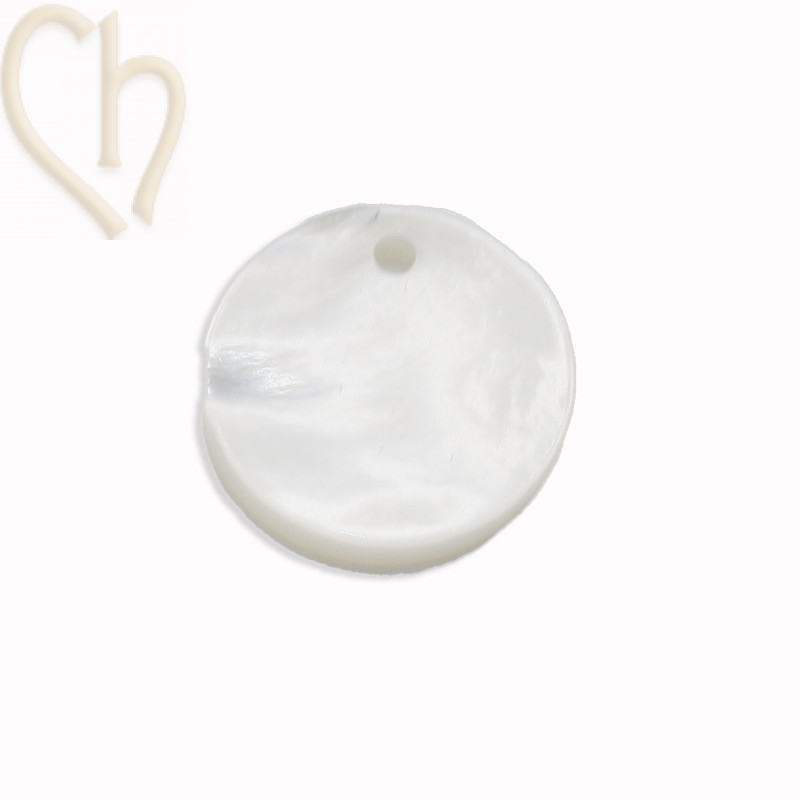 Elegante Parelmoer hanger 20mm - Luxueuze en Veelzijdige Sieradencomponenten