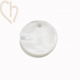 Elegante Parelmoer hanger 15mm - Luxueuze en Veelzijdige Sieradencomponenten