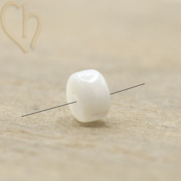 Elegant Mother-of-Pearl Tube Beads - Luxurious and Versatile Jewelry Components