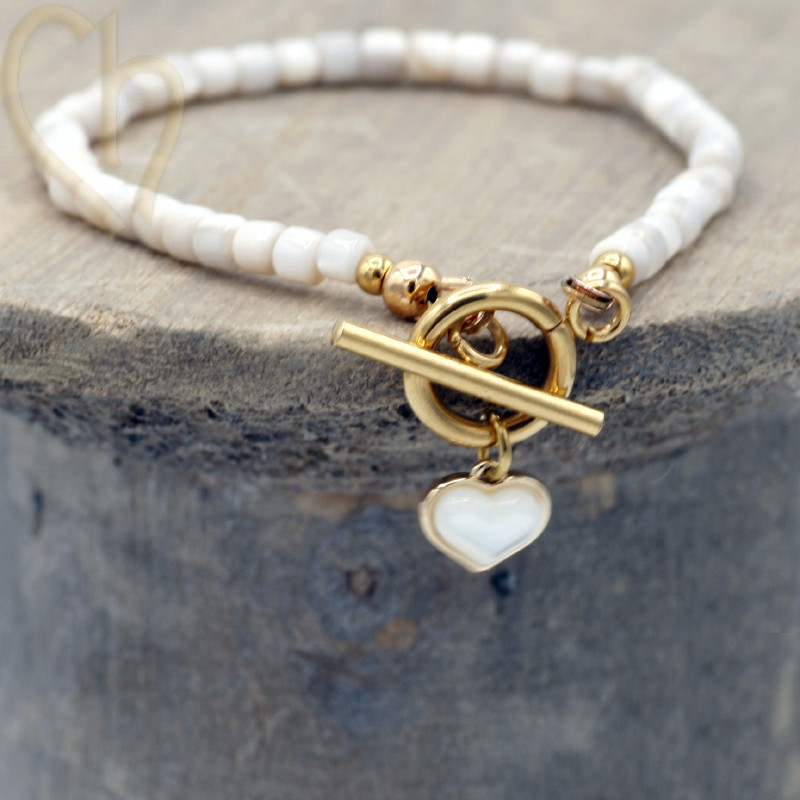 DIY Mother-of-Pearl Bead Bracelet Kits - Create Your Own Elegant Jewelry