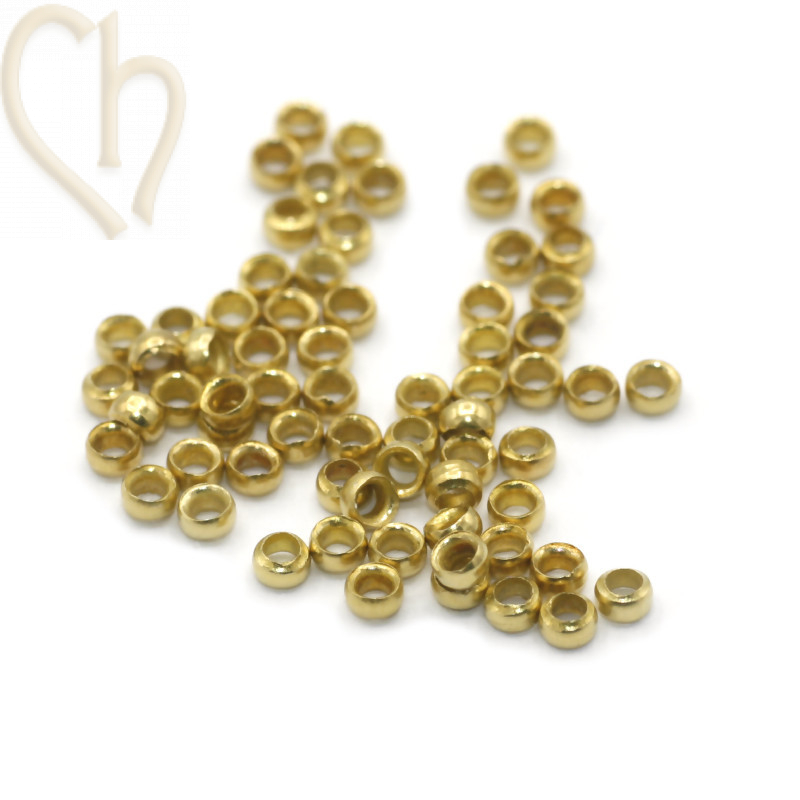 Crimp Beads 3mm - Essential Jewelry Making Components for Secure Crafting