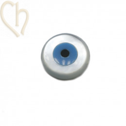 Nazar Eye Nacre Bead 6mm - Boutique Charlotte